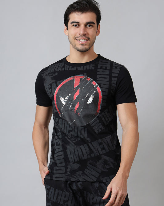 Deadpool Printed Regular Fit Tshirt For Men