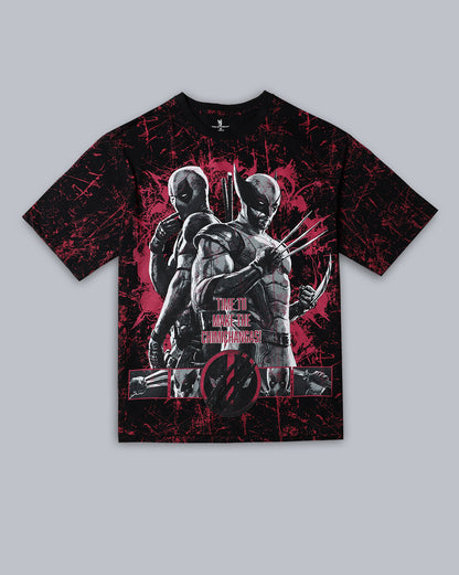 Deadpool & Wolverine Oversized Tshirt Men