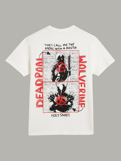 Deadpool Regular Fit Tshirt  Men