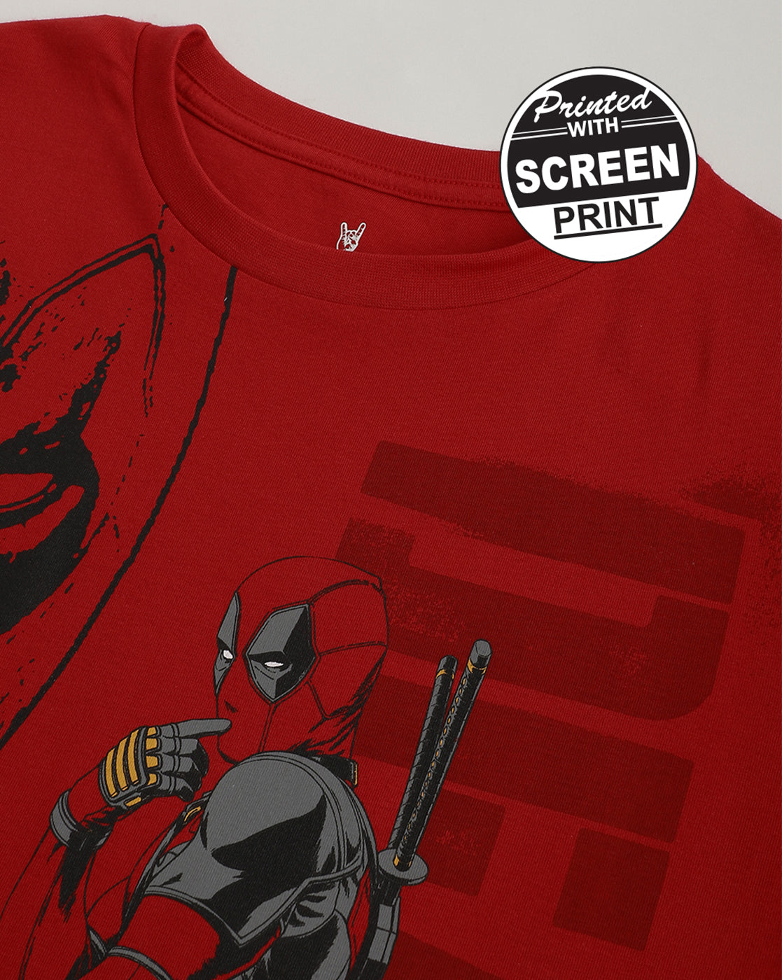 Deadpool Red Tshirt For Men – Free Authority