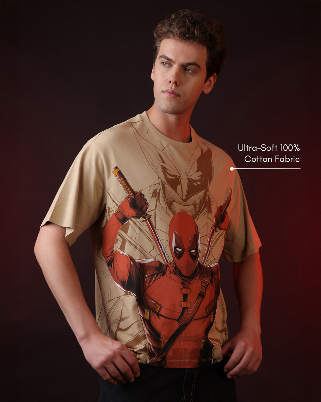 Deadpool & Wolverine Oversized Tshirt Men