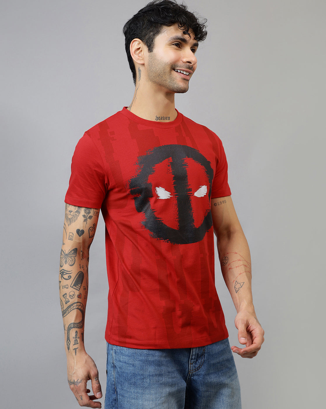 Deadpool Printed Regular Fit Tshirt For Men