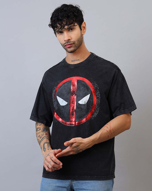 Deadpool Printed Oversized Fit Tshirt For Men
