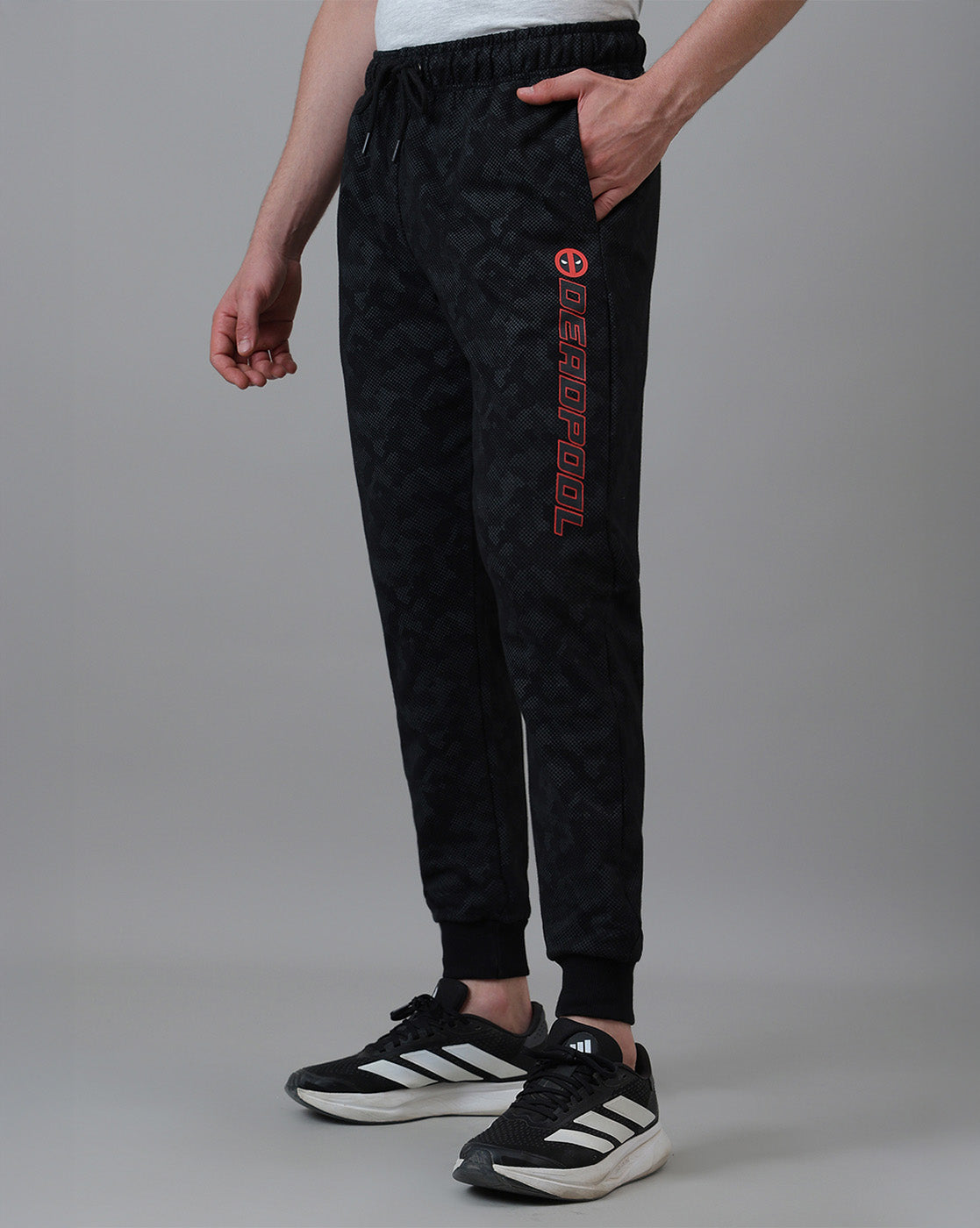 Deadpool Printed Regular Fit Joggers For Men