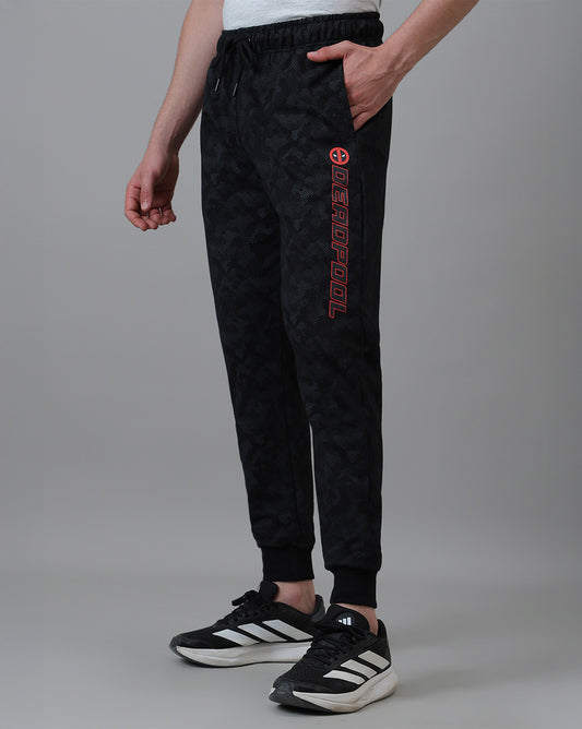 Deadpool Printed Regular Fit Joggers For Men