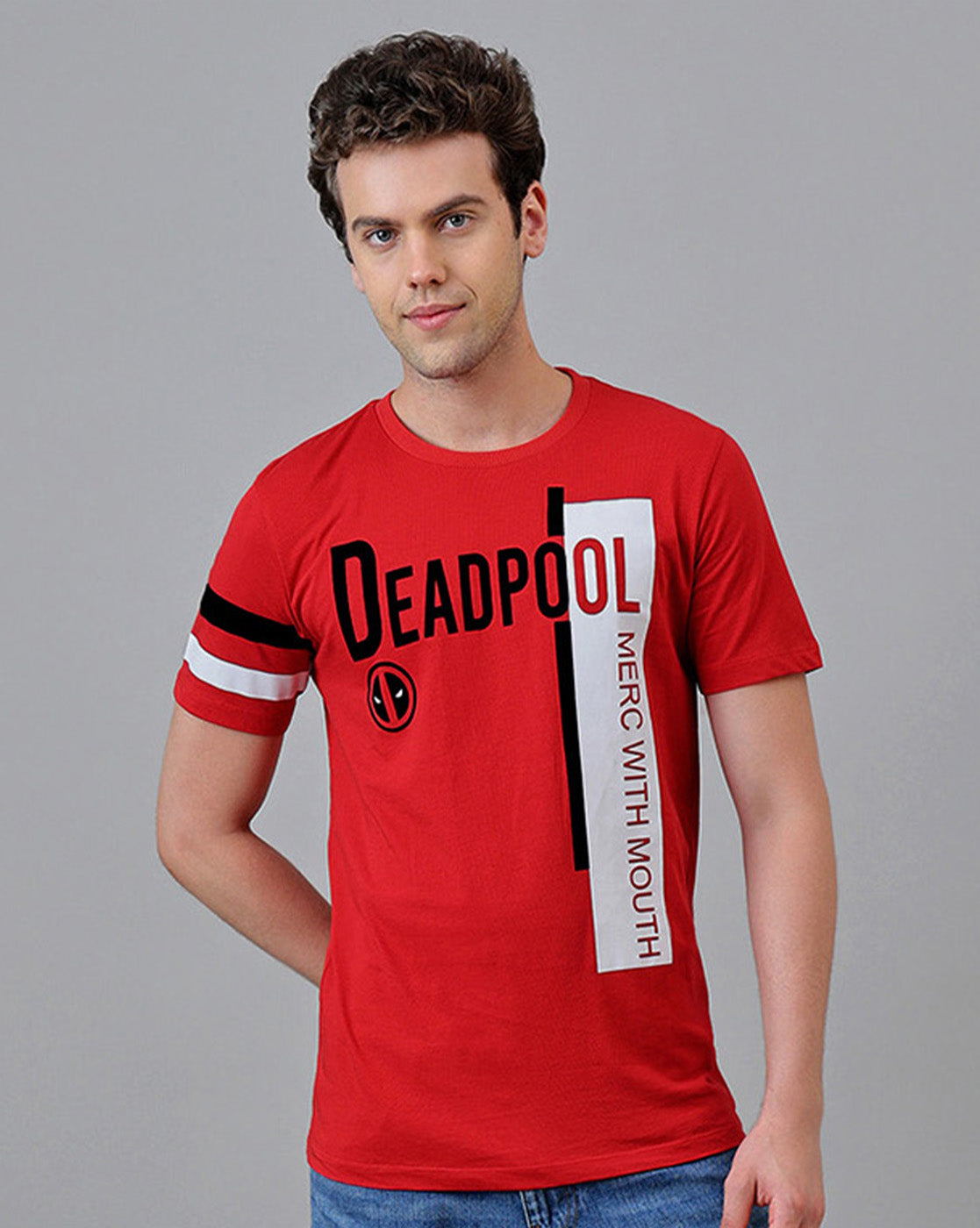 Deadpool Printed Regular Fit Tshirt For Men
