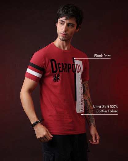 Deadpool Regular Fit Tshirt  Men