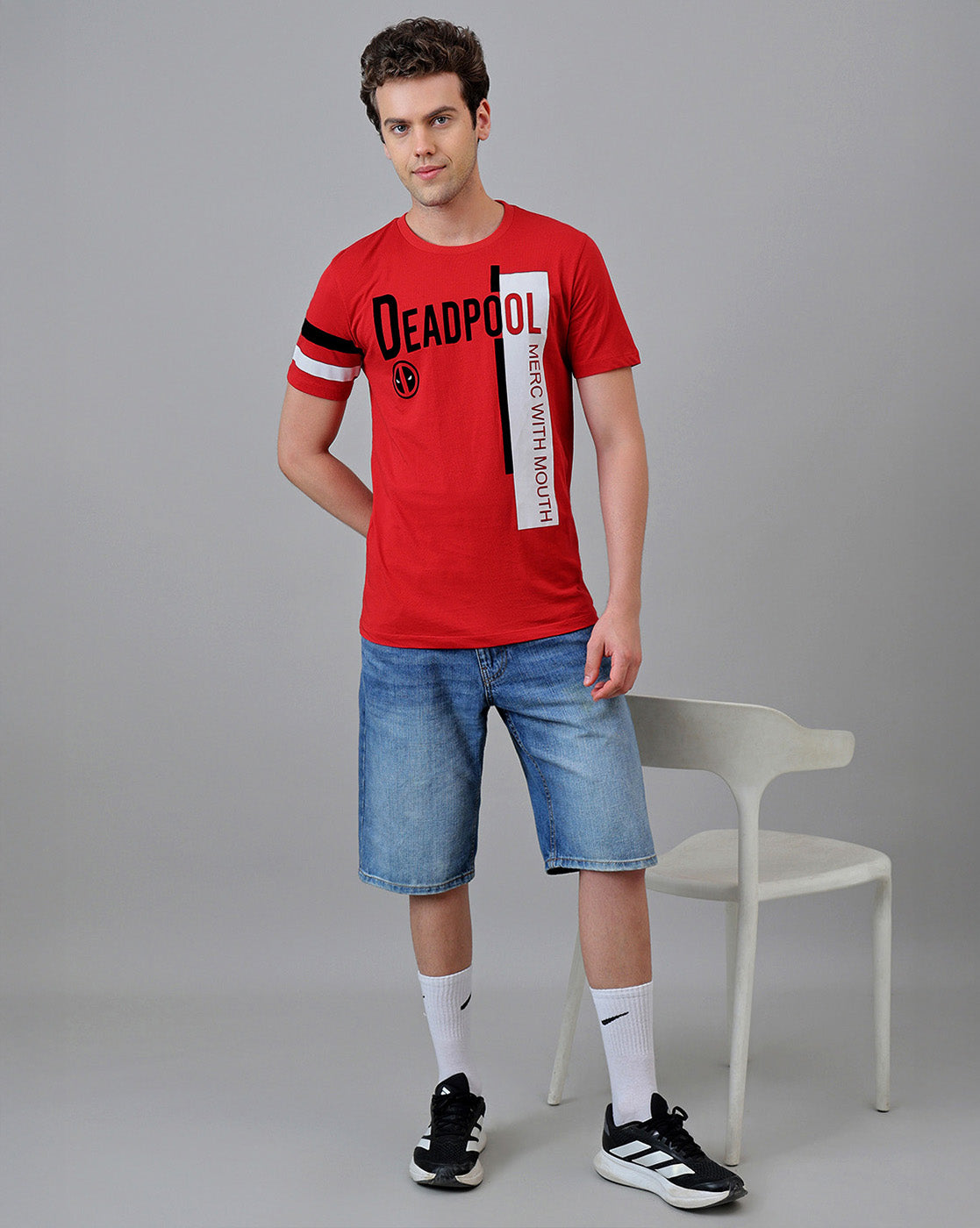 Deadpool Printed Regular Fit Tshirt For Men