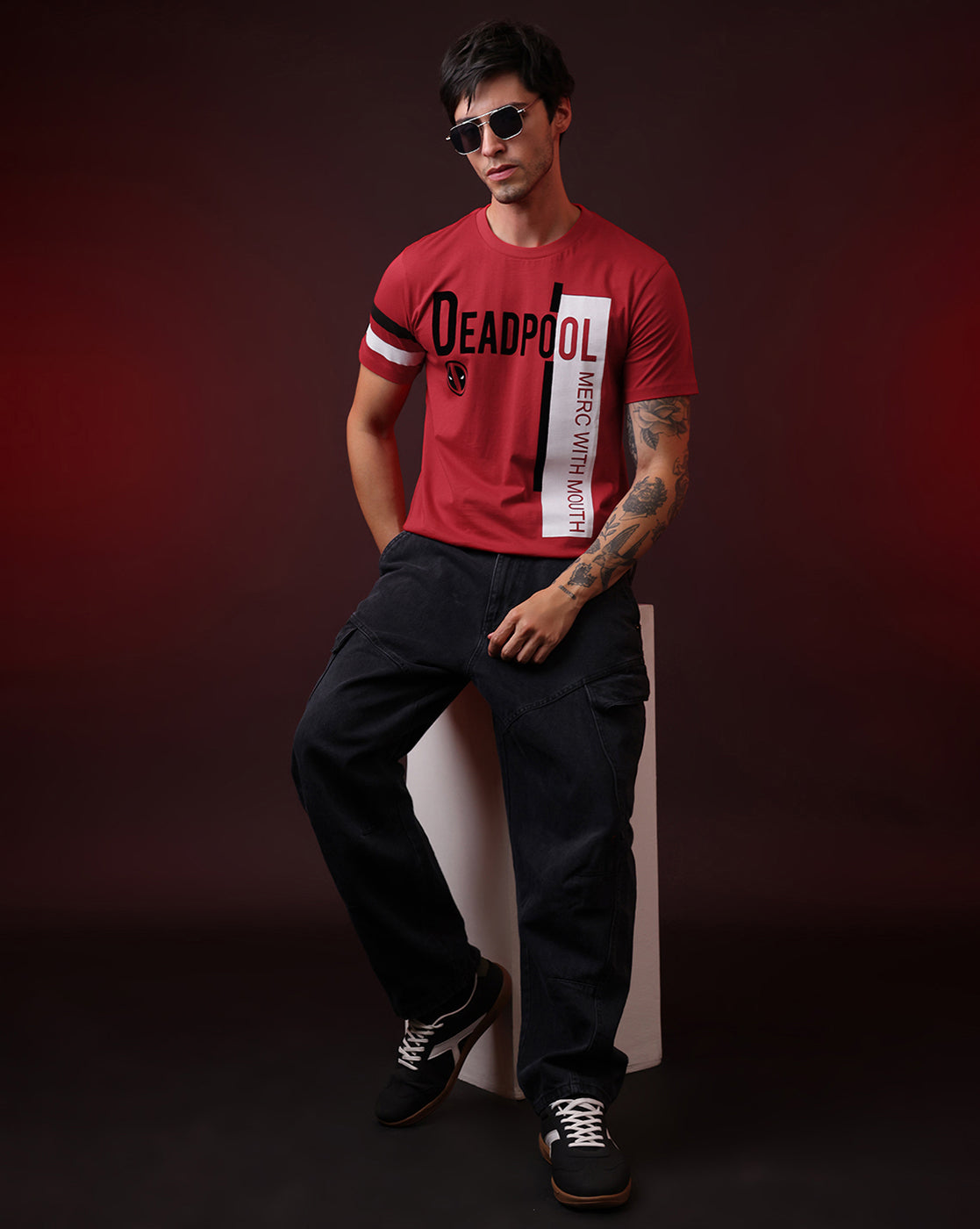 Deadpool Regular Fit Tshirt  Men