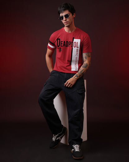 Deadpool Regular Fit Tshirt  Men