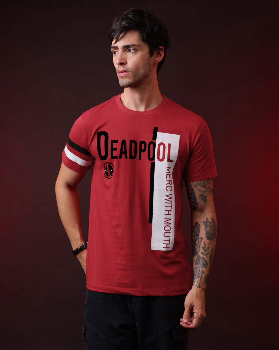 Deadpool Regular Fit Tshirt  Men
