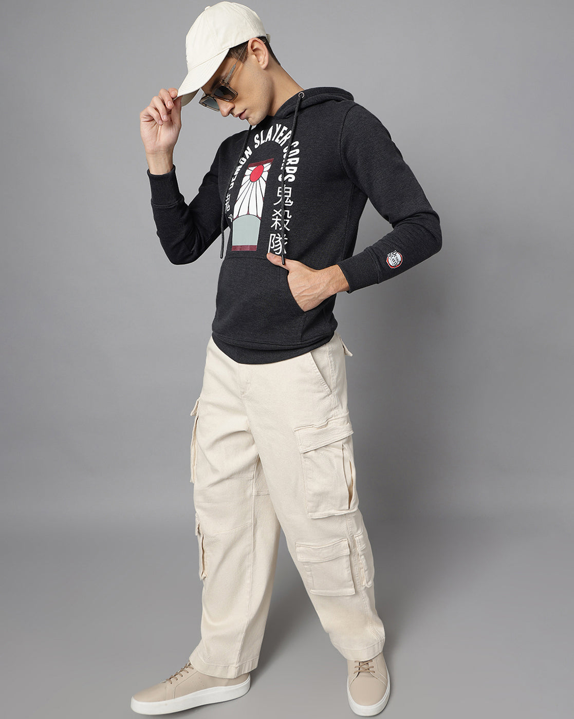 Demon Slayer Corps Regular Fit Hoodie Men