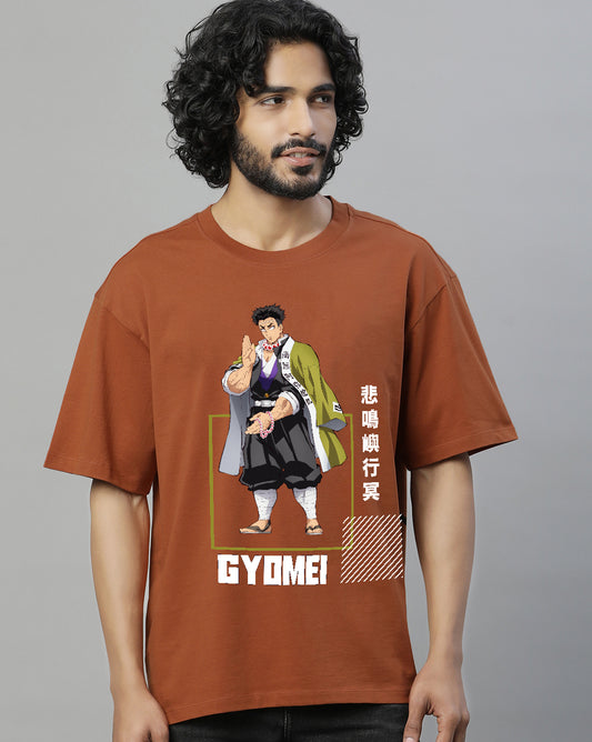 Demon Slayer Gyomei Oversized Tshirt Men