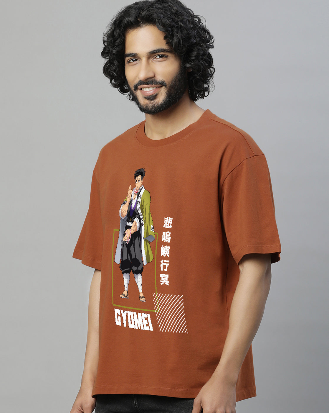 Demon Slayer Gyomei Oversized Tshirt Men