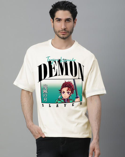 Demon Slayer Tanjiro Kamado Oversized Tshirt Men