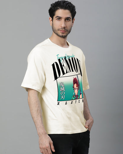 Demon Slayer Tanjiro Kamado Oversized Tshirt Men