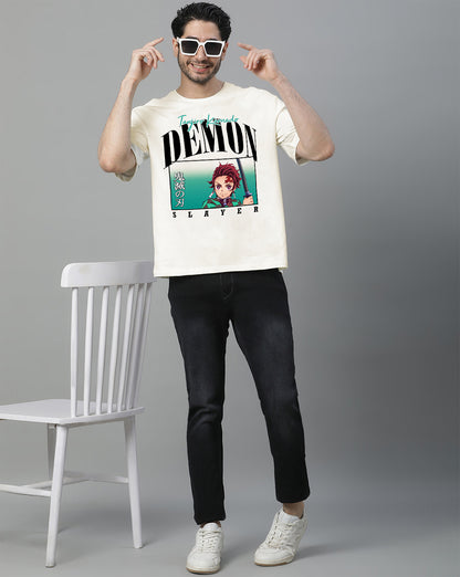 Demon Slayer Tanjiro Kamado Oversized Tshirt Men