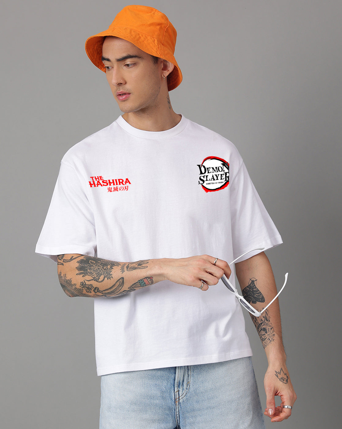Demon Slayer Hashira Oversized Tshirt Men