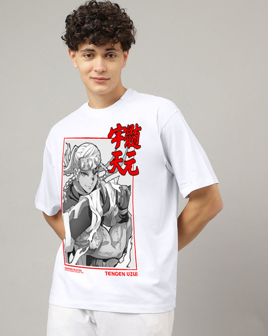 Demon Slayer Tengen Uzui Oversized Tshirt Men