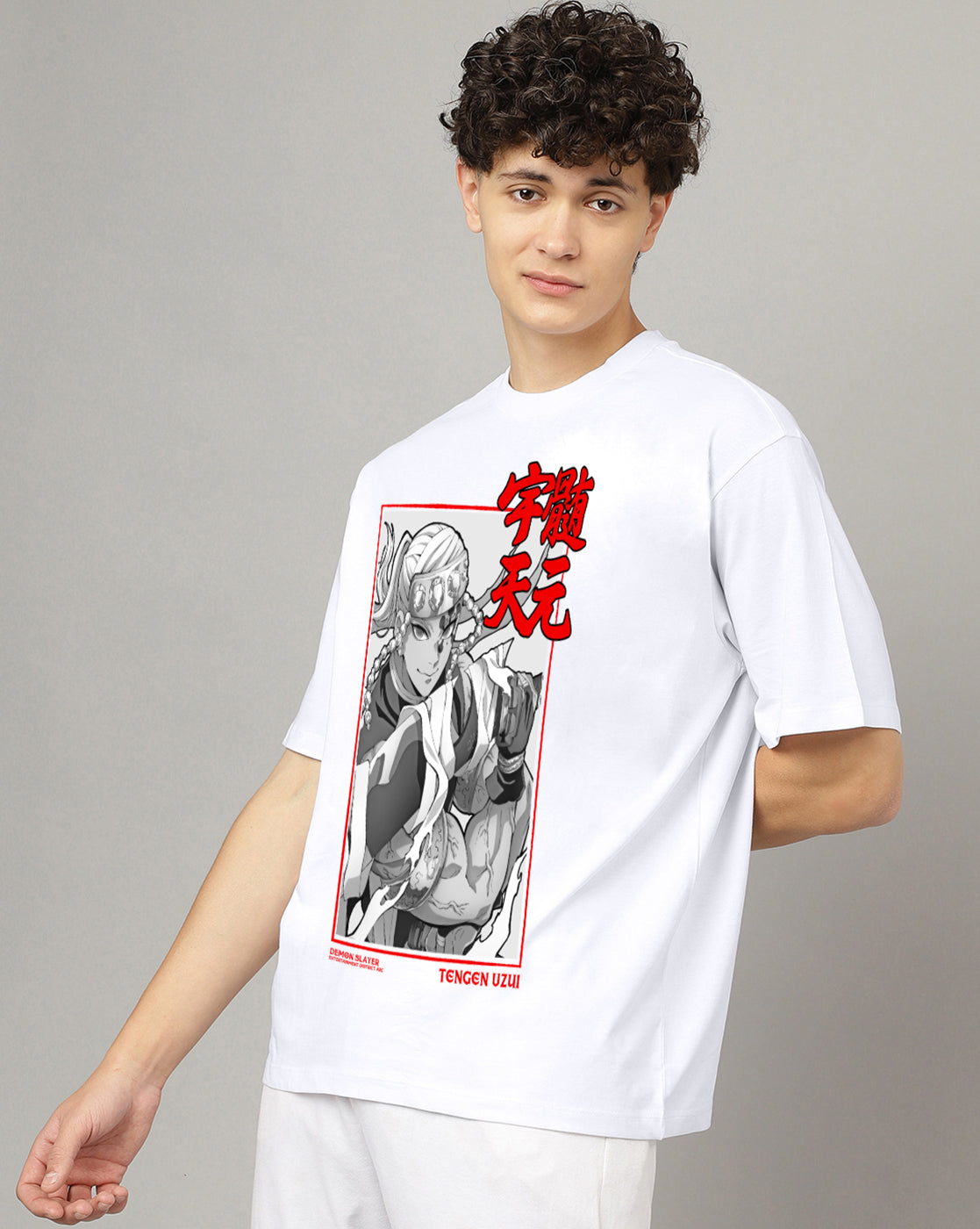 Demon Slayer Tengen Uzui Oversized Tshirt Men