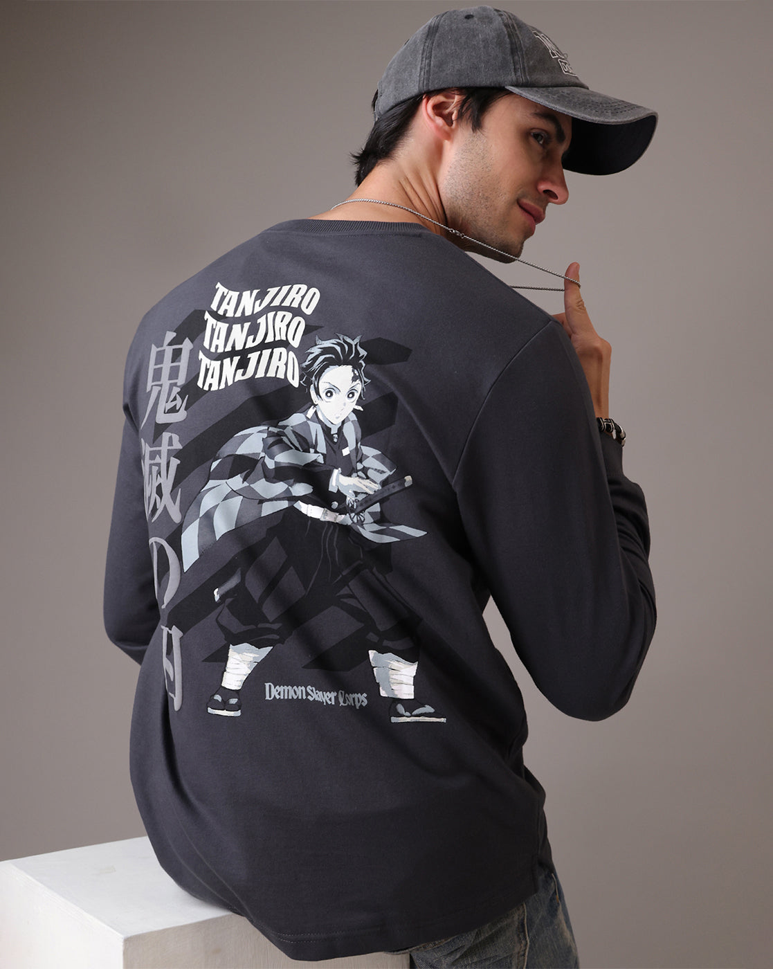 Demon Slayer Tanjiro Full Sleeve Tshirt Men