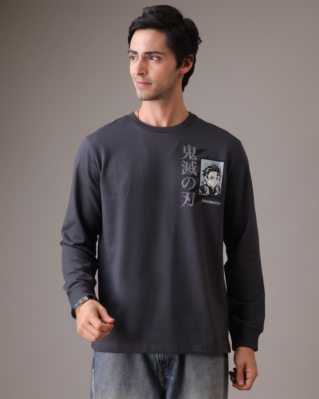 Demon Slayer Tanjiro Full Sleeve Tshirt Men