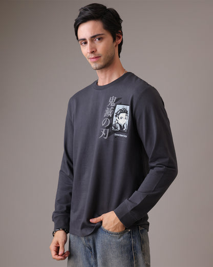 Demon Slayer Tanjiro Full Sleeve Tshirt Men