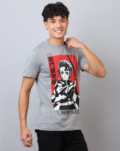 Demon Slayer  Regular Fit Tshirt  Men