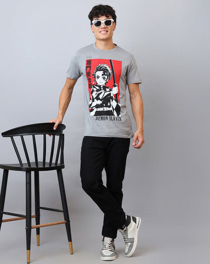 Demon Slayer  Regular Fit Tshirt  Men