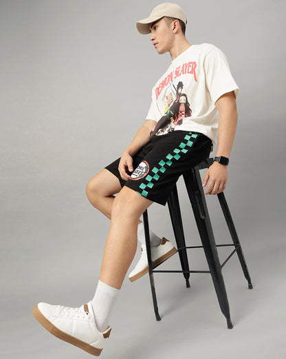 Demon Slayer Regular Fit Shorts  Men