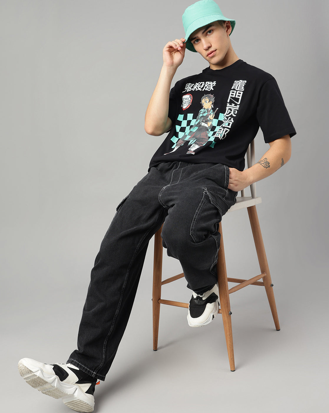 Demon Slayer Corps Oversized Tshirt Men