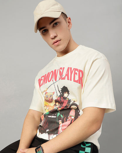 Demon Slayer Oversized Tshirt  Men
