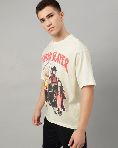 Demon Slayer Oversized Tshirt  Men