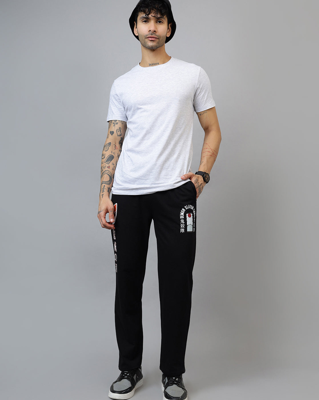 Demon Slayer Printed Regular Fit Jogger For Men
