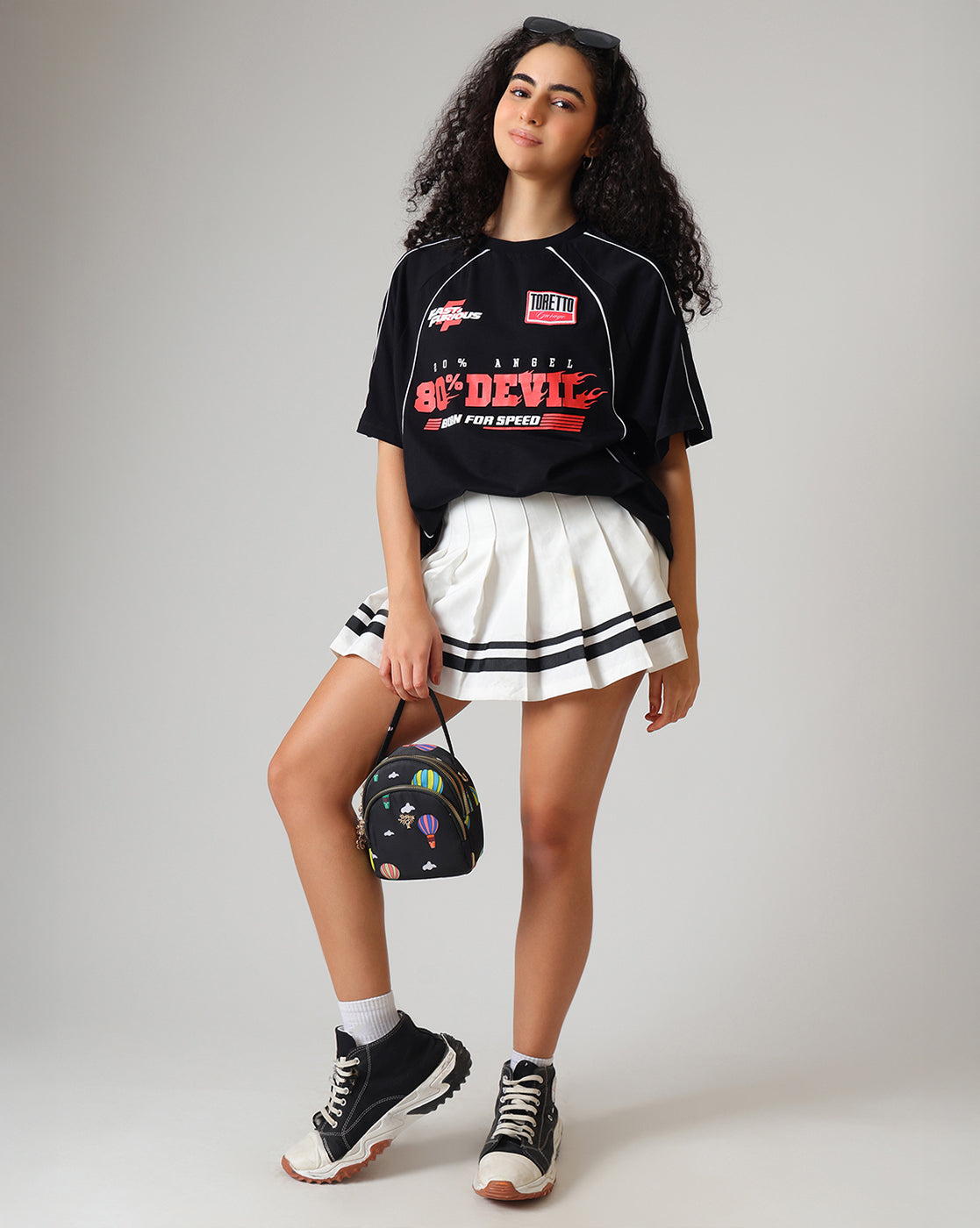 Fast & Furious Printed Oversized Tshirt For Women
