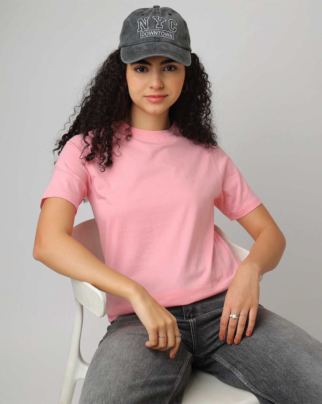 Pack of 2 Solid T-shirt Women
