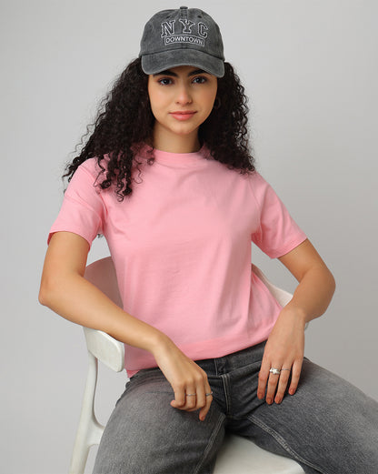 Pack of 2 Solid T-shirt Women