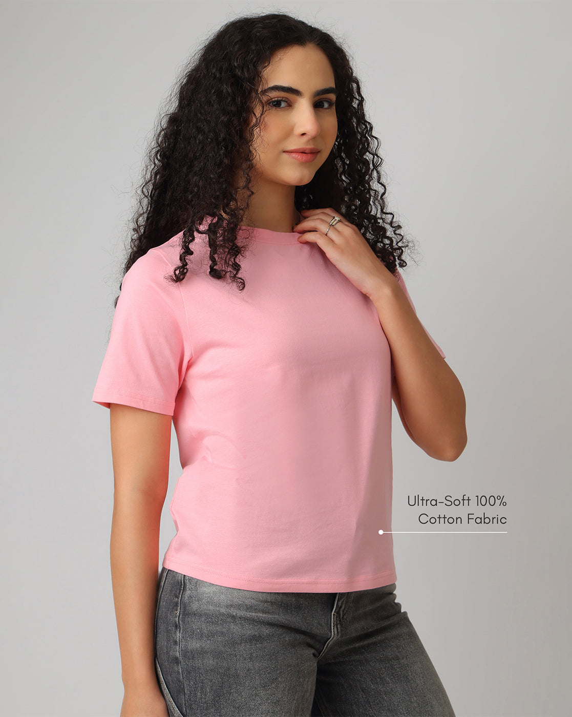 Pack of 2 Solid T-shirt Women