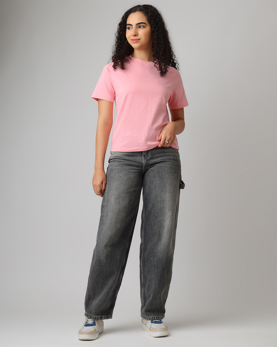 Pack of 2 Solid T-shirt Women