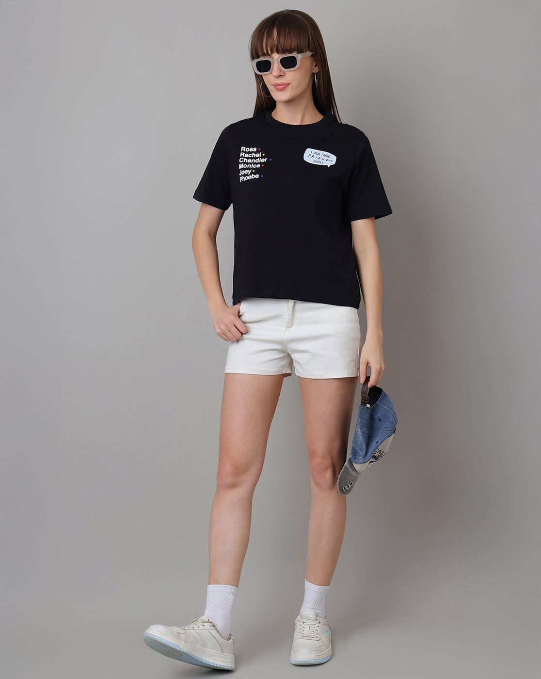 Friends Printed Regular Fit Tshirt For Women