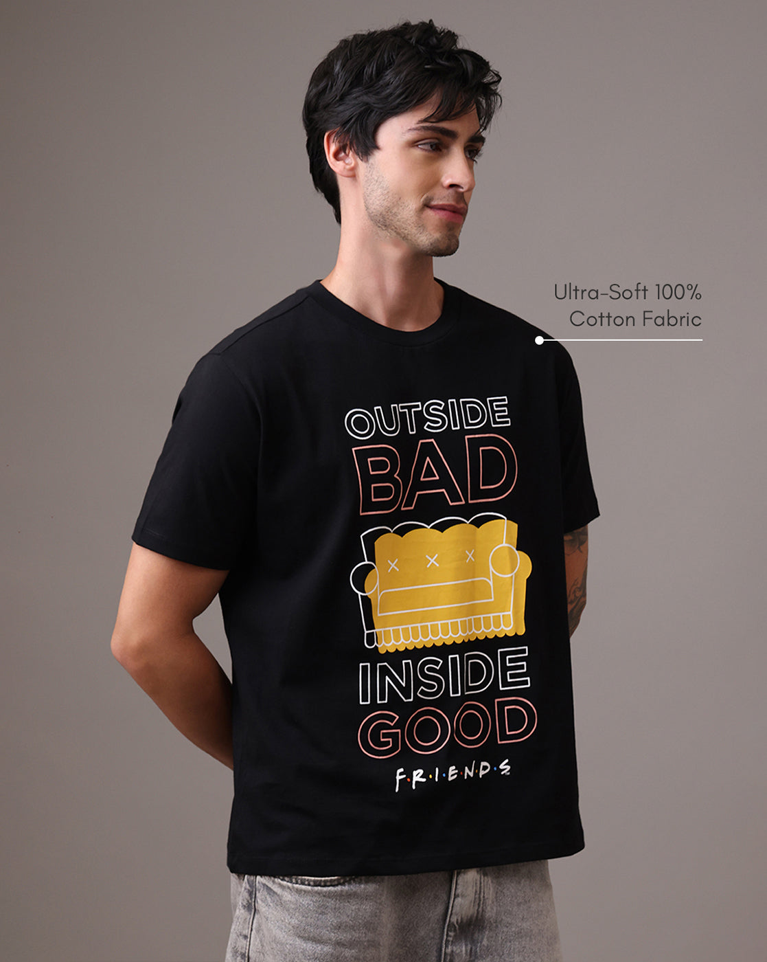 Friends Relaxed Fit Tshirt Men