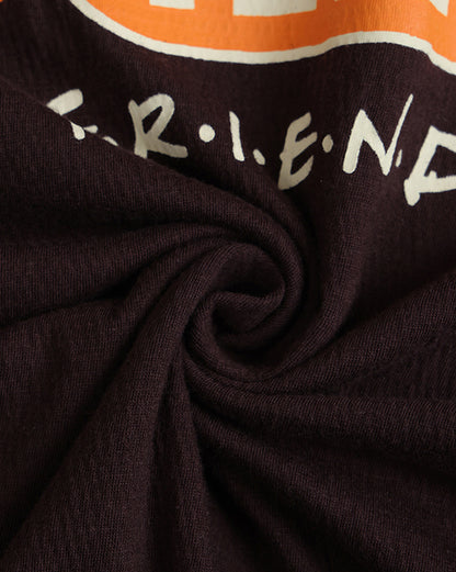 Friends Central Perk  Relaxed Fit Crinkle Cotton Tshirt  Men