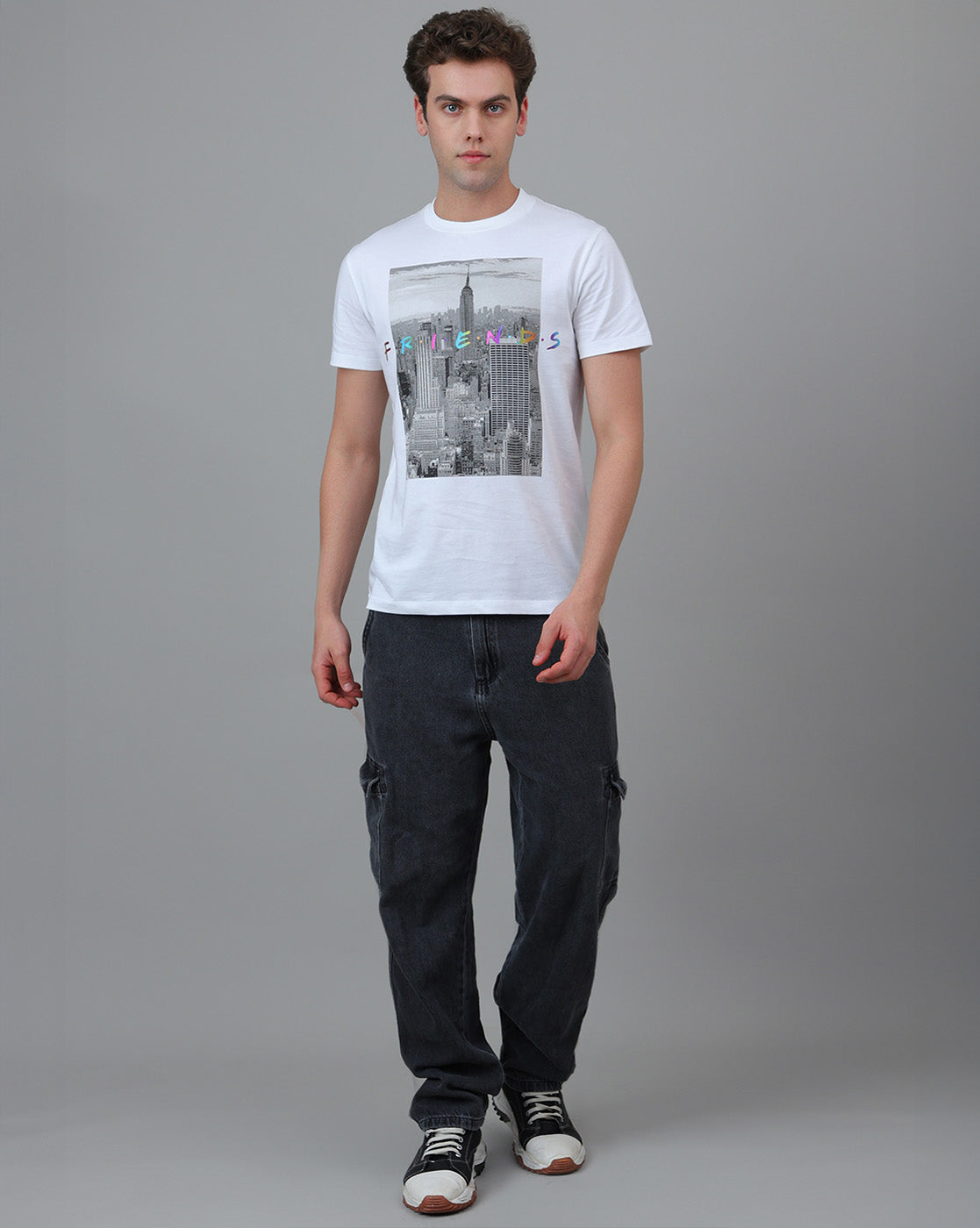 Friends Printed Regular Fit Tshirt For Men