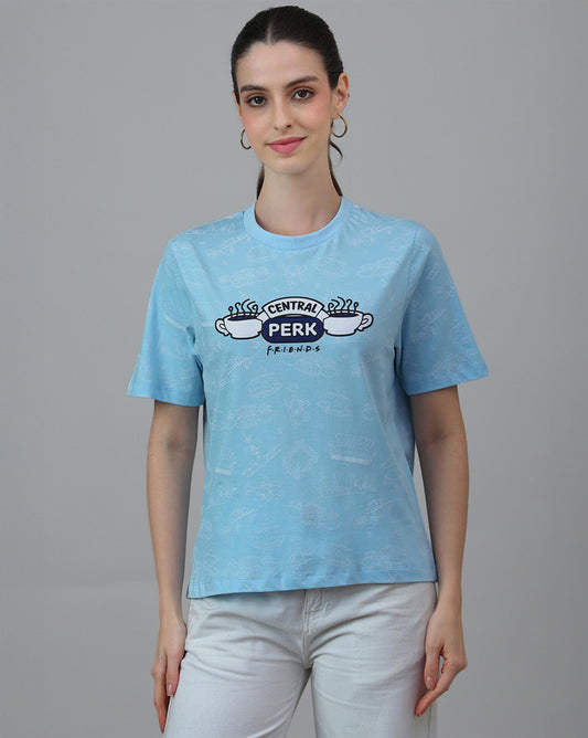 Friends Printed Regular Fit Tshirt For Women