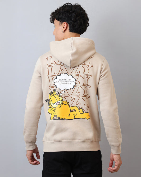 Garfield Printed Regular Fit Hoodie For Men