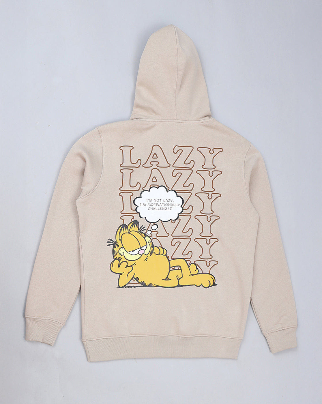Garfield Printed Regular Fit Hoodie For Men