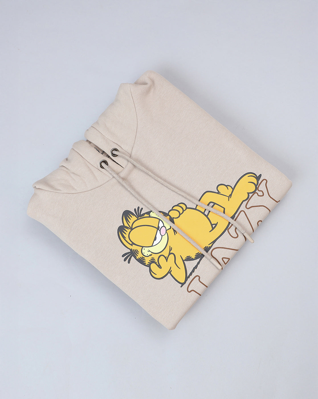 Garfield Printed Regular Fit Hoodie For Men