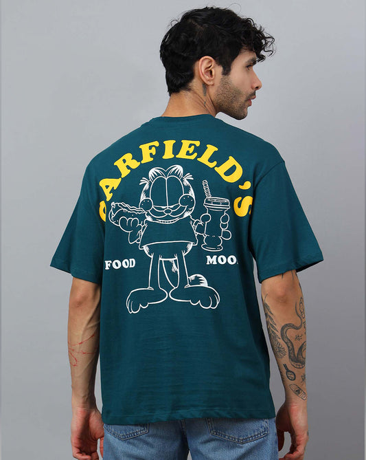 Garfield Printed Oversized Tshirt For Men