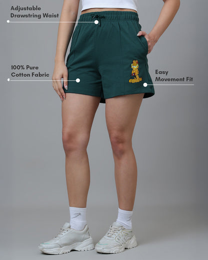 Garfield  Regular Fit Shorts  Women