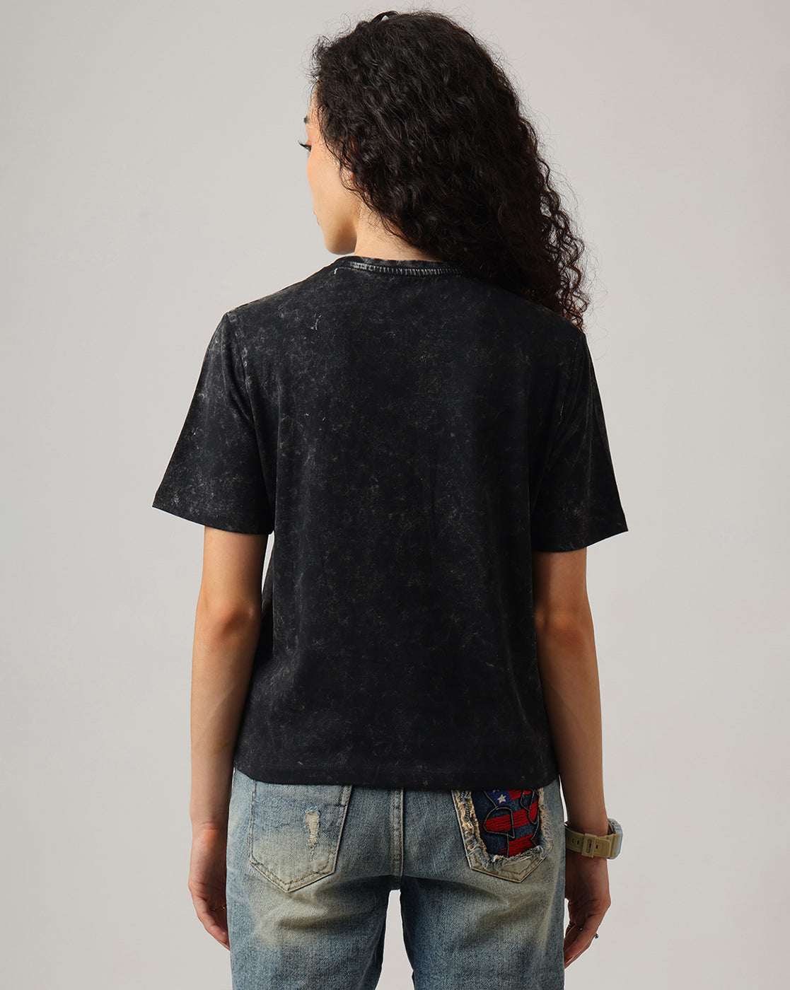 Garfield Acid Wash Regular Fit Tshirt